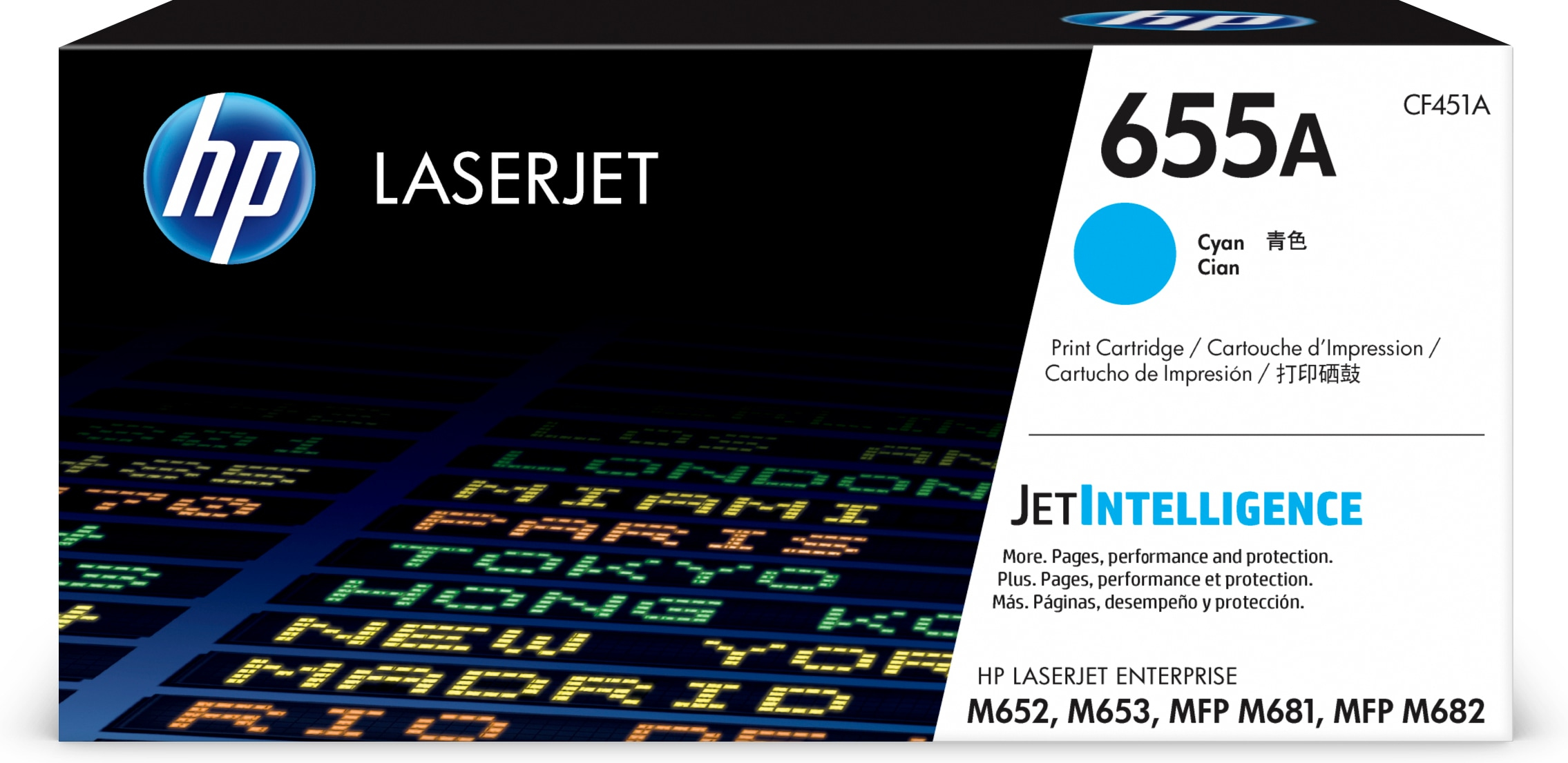 HP 655A Cyan LaserJet Toner Cartridge HP — view 2