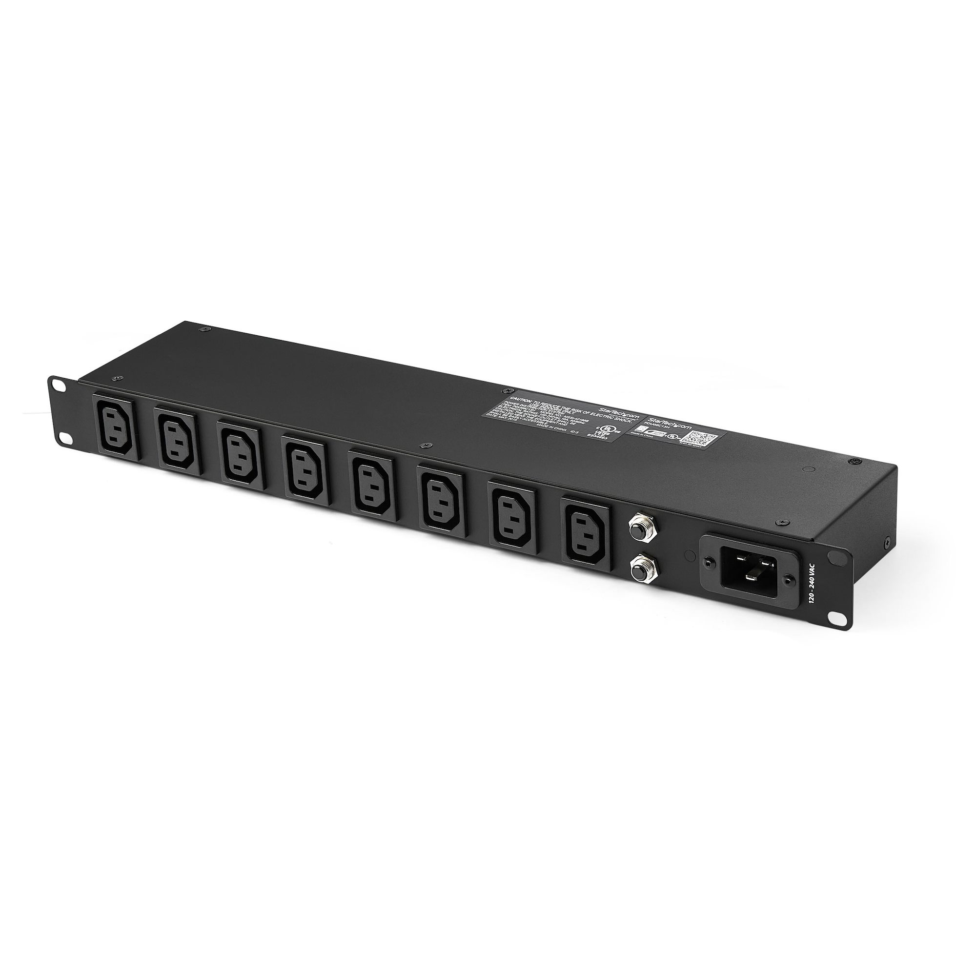StarTech.com 1U 8-PORT RACK-MOUNT PDU W/ C13 OUTLETS StarTech.com — view 2