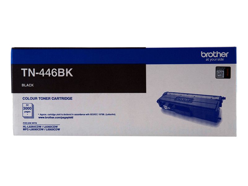 BROTHER TN446BK TONER BLACK YIELD UP TO 6500 PG BROTHER — view 2
