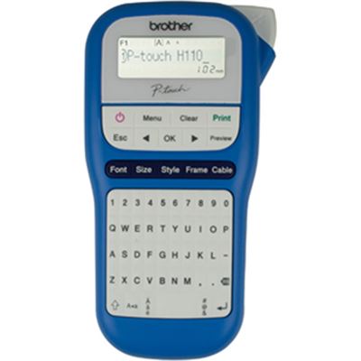 BROTHER PTH110BW PTOUCH LABEL MAKER BLUE/WHITE BROTHER — view 2