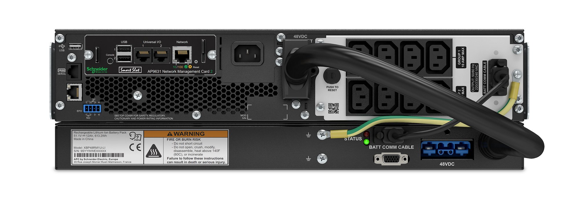 APC Smart-UPS SRT Lithium Ion 1500VA RM APC — view 3