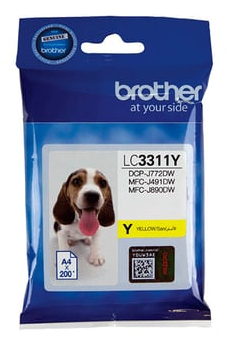 BROTHER LC3313Y INK CARTRIDGE YELLOW BROTHER — view 2
