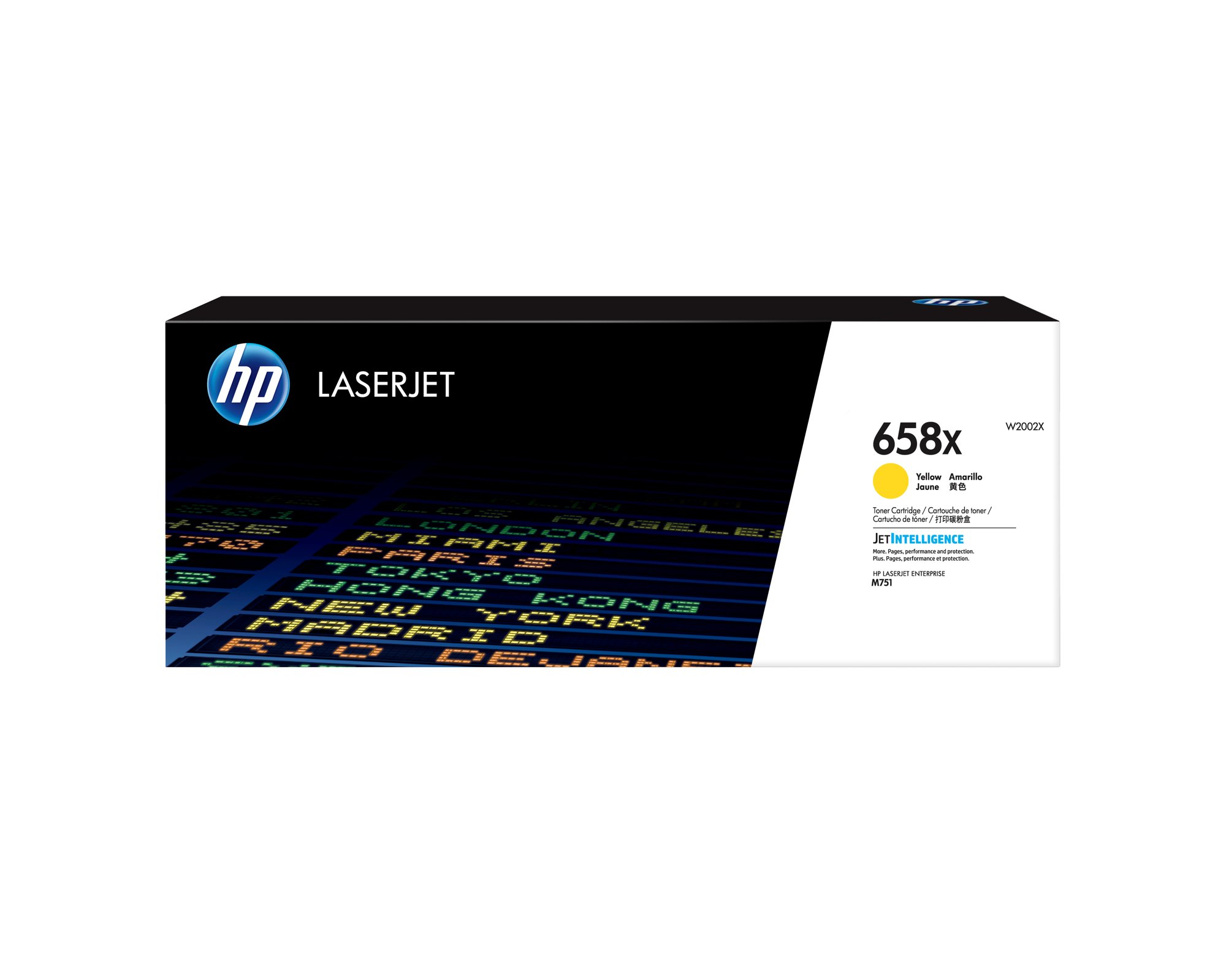 HP 658X YELLOW LASERJET TONER CARTRIDGE HP — view 2