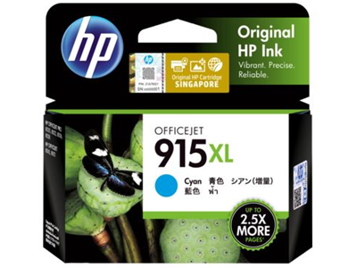 HP 915XL Cyan Original Ink Cartridge HP — view 2