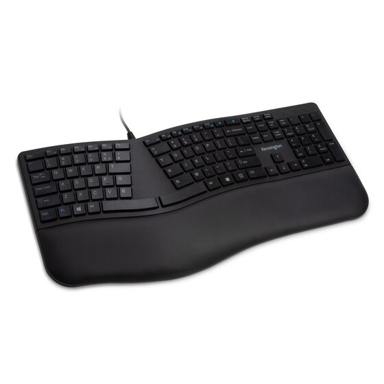 KENSINGTON PRO FIT ERGONOMIC WIRED KEYBOARD - BLACK KENSINGTON — view 2