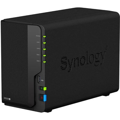 SYNOLOGY DS220+ 2Bay 2.0 GhZ DC 2GB DDR4 2x GBE 2 SYNOLOGY — view 2