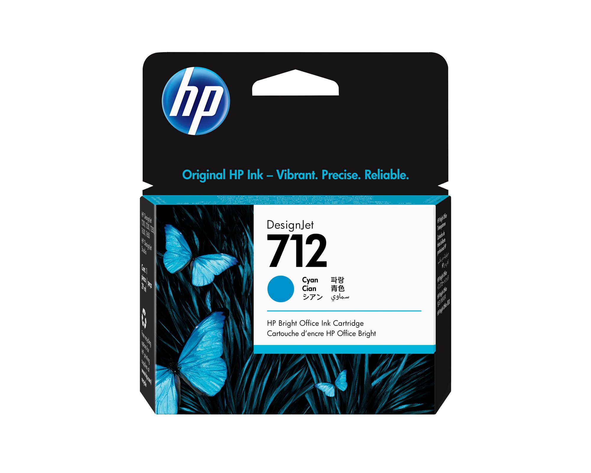 HP 712 29-ml Cyan DesignJet Ink HP — view 2