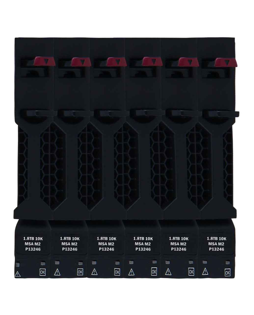 Hewlett Packard Enterprise HPE MSA 10.8T SAS 10K SFF M2 6pk HDD Bdl Hewlett Packard Enterprise — view 2