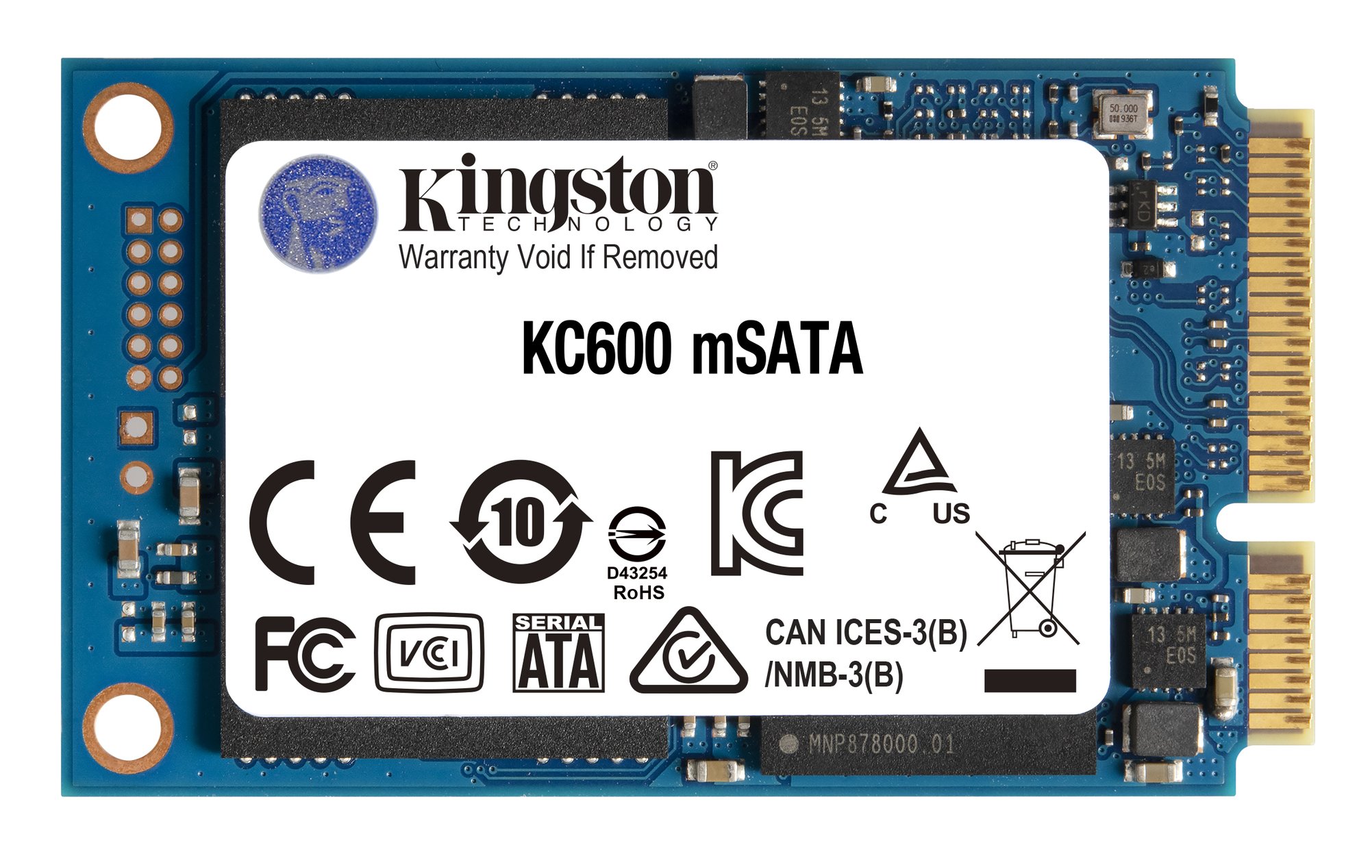 KINGSTON 512GB KC600MS SATA3 mSATA SSD ONLY DRIVE KINGSTON — view 2