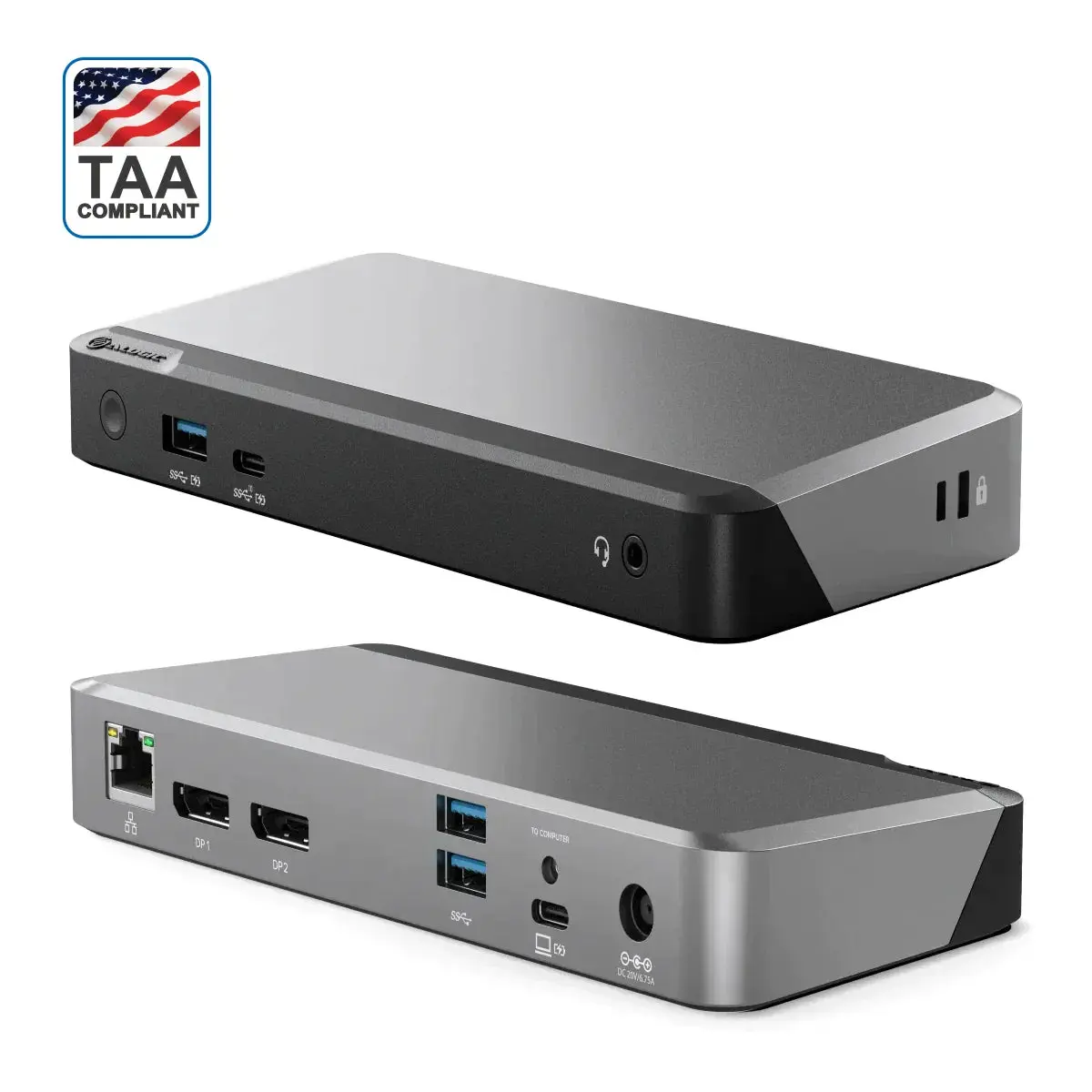 ALOGIC USB-C DUAL 4K DOCKING STATION W 65W ALOGIC — view 2