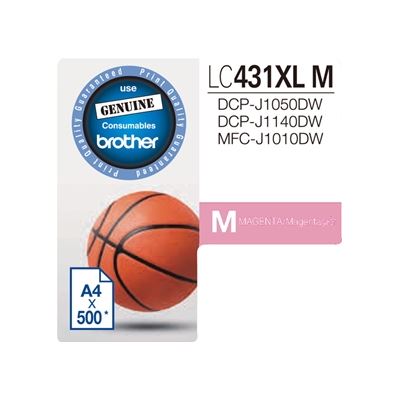 BROTHER LC431XLM XL MAGENTA INK BROTHER — view 2