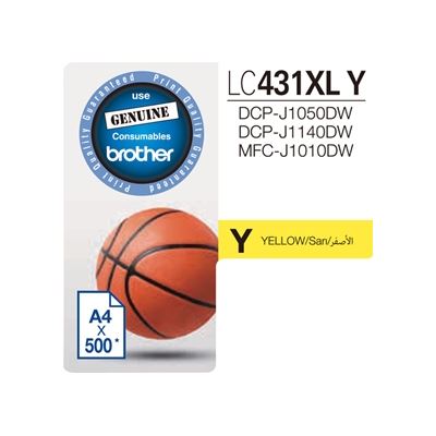 BROTHER LC431XLY XL YELLOW INK BROTHER — view 2