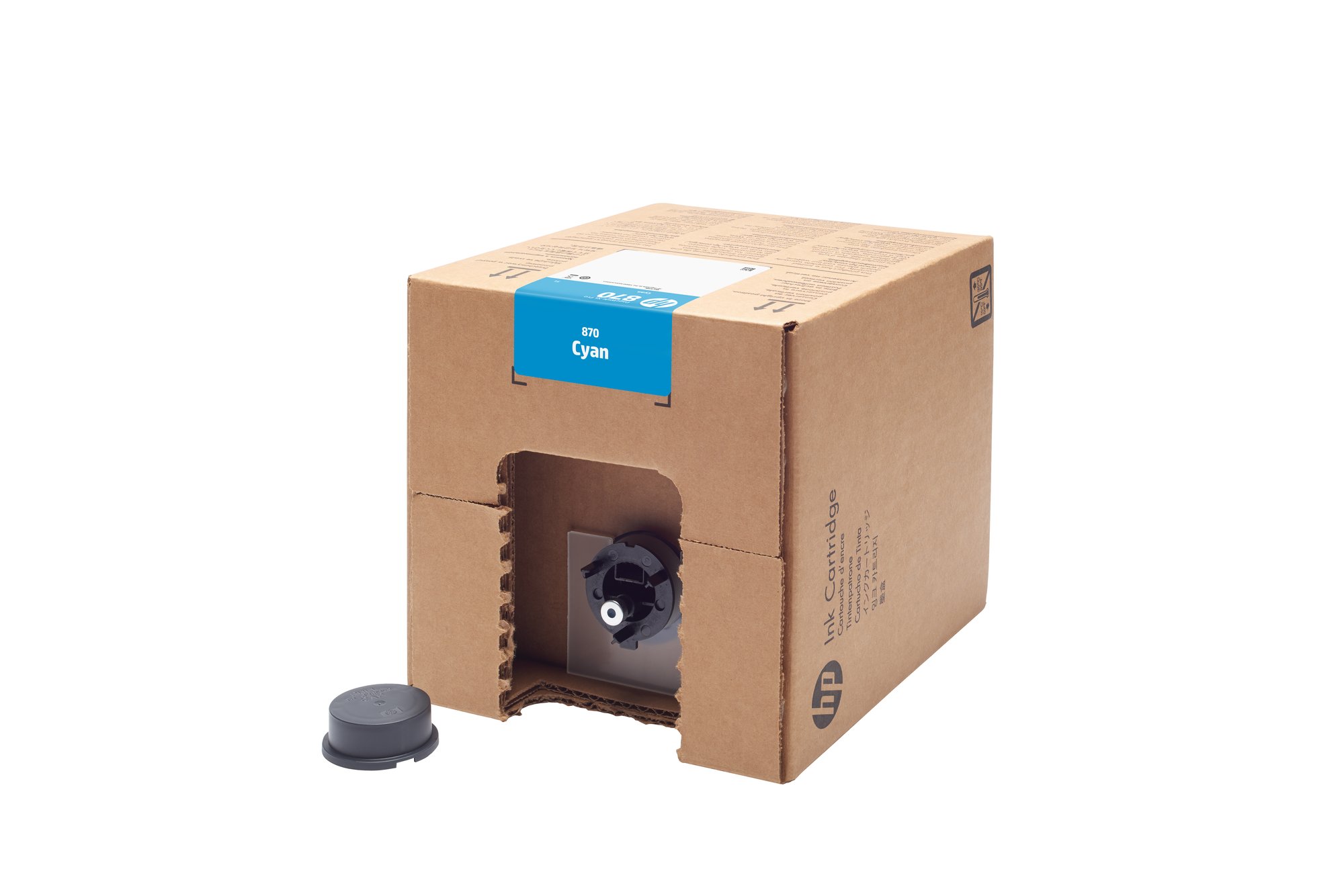 HP 870 5L Cyan PageWide XL Pro Ink HP — view 2