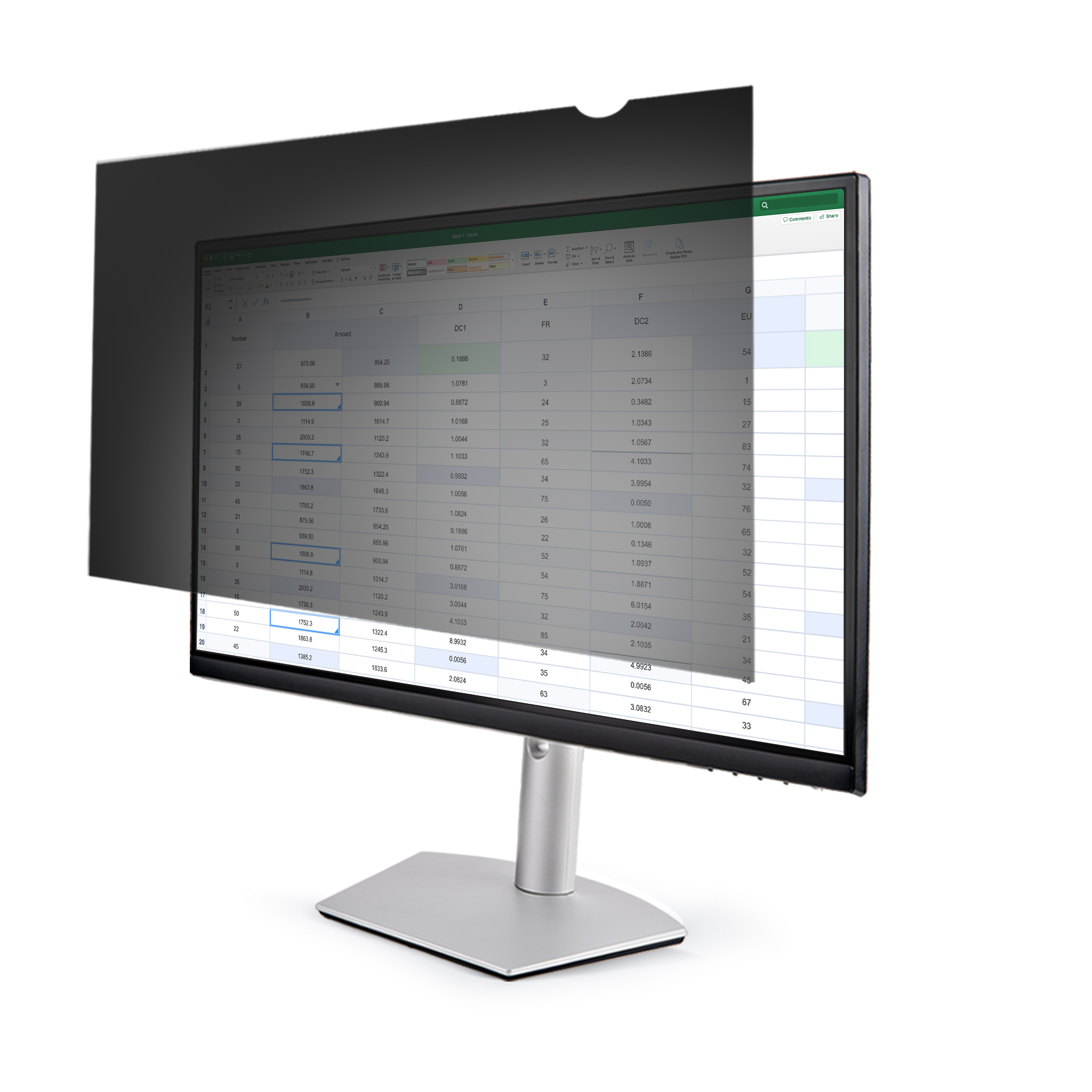 StarTech.com 23 in. Monitor Privacy Screen - Universa StarTech.com — view 2