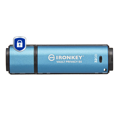 KINGSTON 32GB IRONKEY VAULT PRIVACY 50 AES-256 19 KINGSTON — view 2