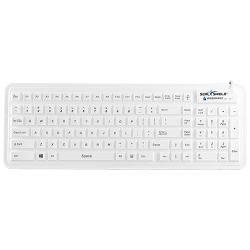 SEAL SHIELD SealGlow/WP/Silicone/BL/White/B/QWERTY SEAL SHIELD — view 2