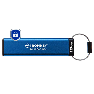KINGSTON 16GB IronKey Keypad 200 AES-256 Encryp KINGSTON — view 2