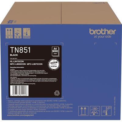 BROTHER TN851BK BLACK TONER CARTRIDGE BROTHER — view 2