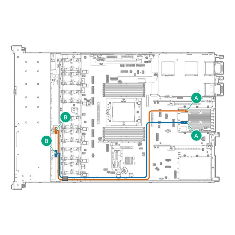 Hewlett Packard Enterprise HPE DL325 G11 2SFF x4NVMe OCP2 CA Hewlett Packard Enterprise — view 2