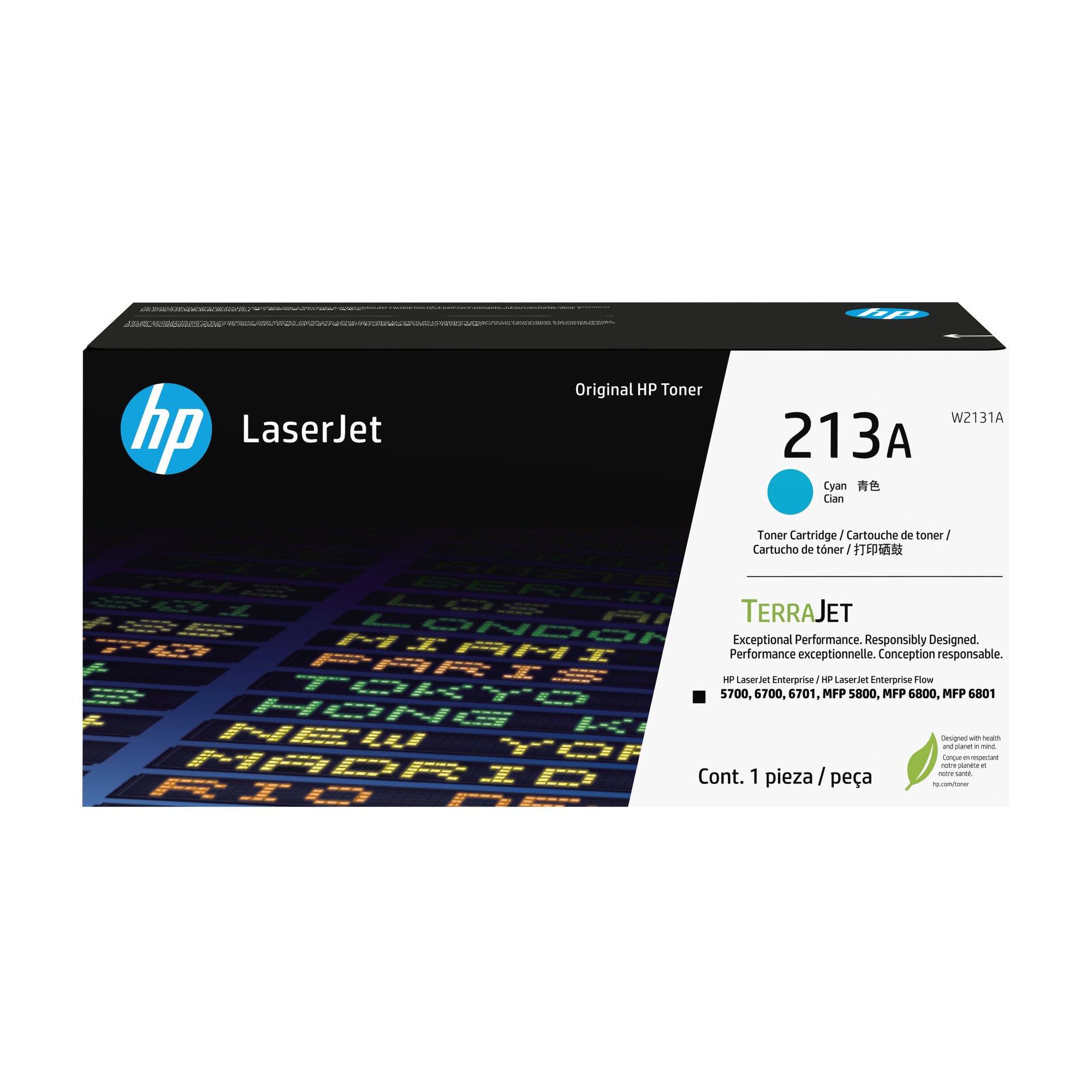 HP 213A Cyn Original LaserJet Toner Crtg HP — view 2