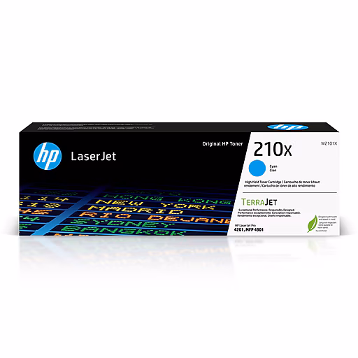 HP 210X CYAN ORIGINAL LASERJET TONER CARTR HP — view 2