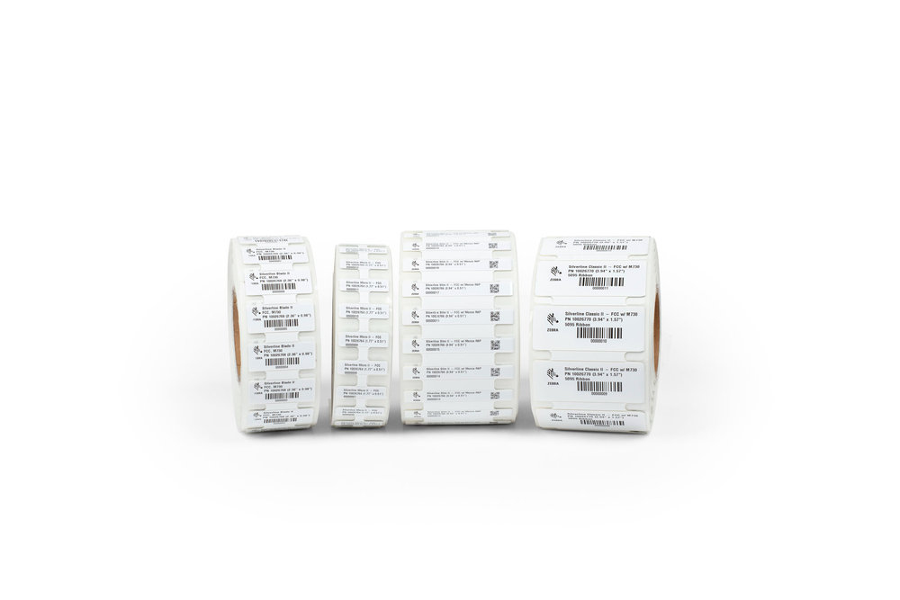 ZEBRA Label Synthetic 60x25mm RFID Coated core ZEBRA — view 2