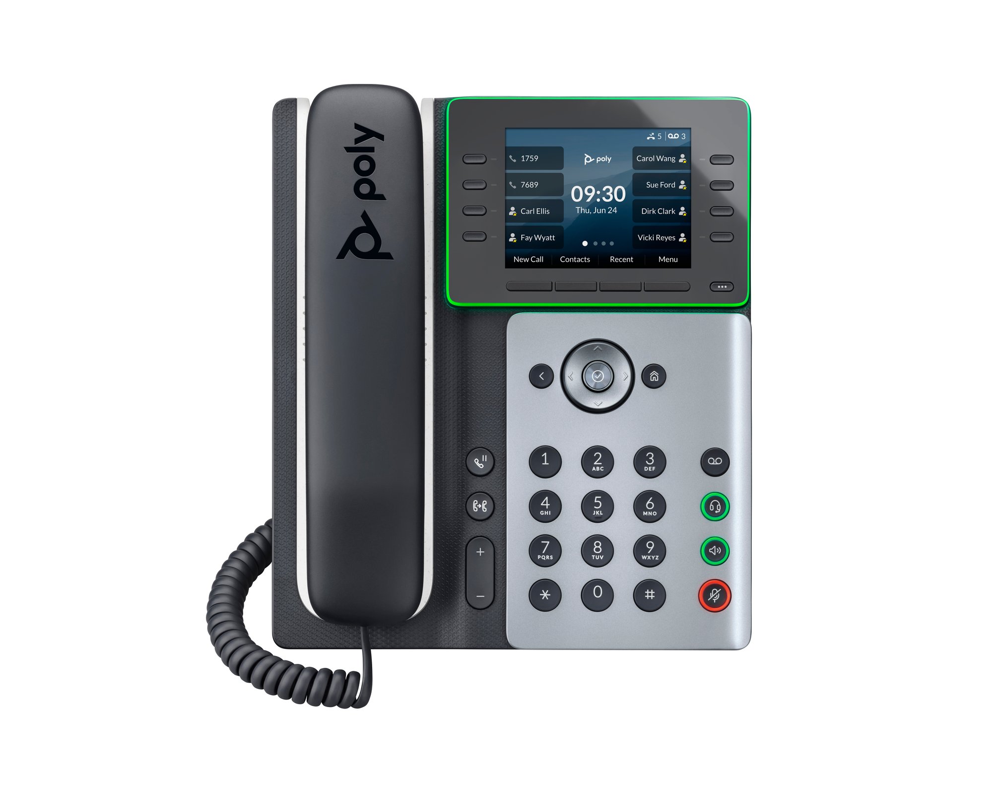 HP Poly Edge E300 IP PH PoE-e HP — view 2