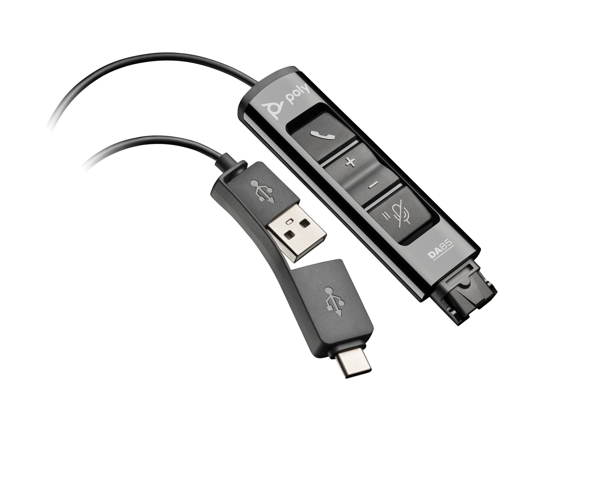 HP Poly DA85 USB to QD Adptr HP — view 2