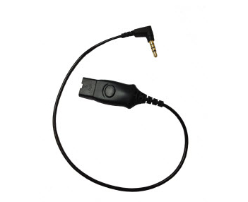 HP Poly Cable w3.5mm to QD Conn HP — view 2