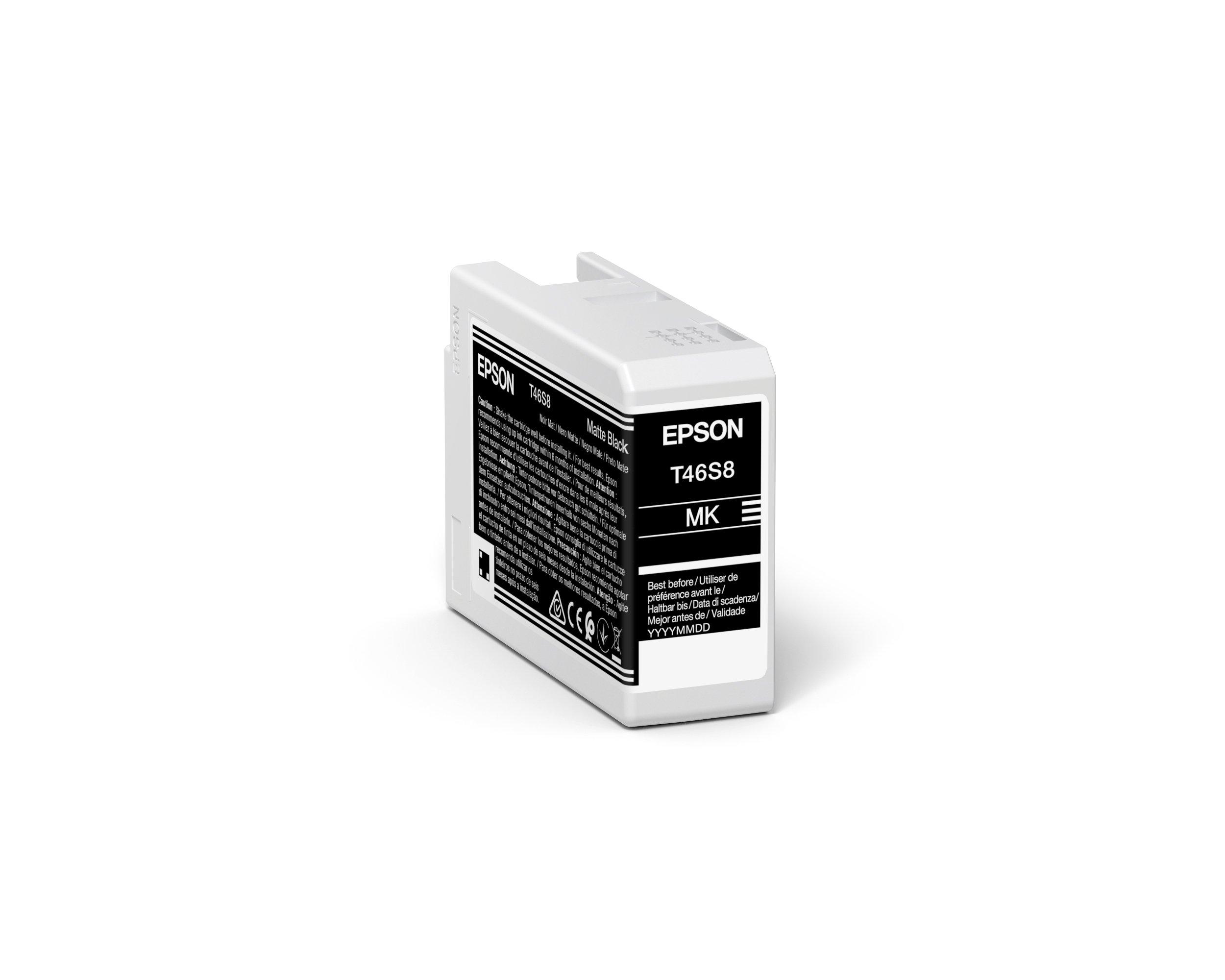 EPSON Singlepack Matte Black T46S8 UltraChrome EPSON — view 2