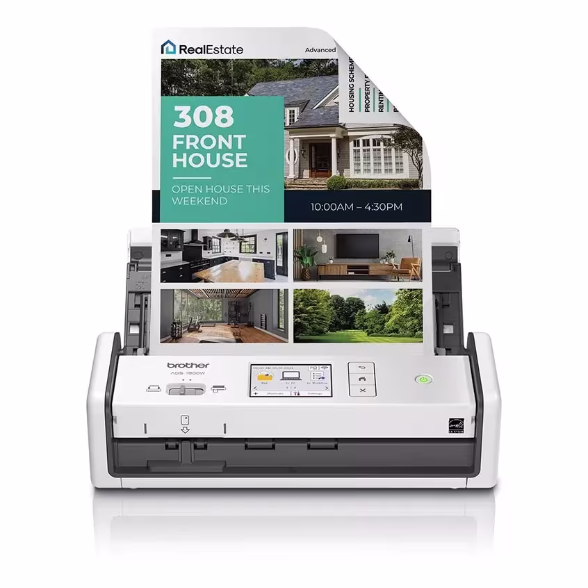 BROTHER ADS1800W Wireless Desktop Document Scann BROTHER — view 2
