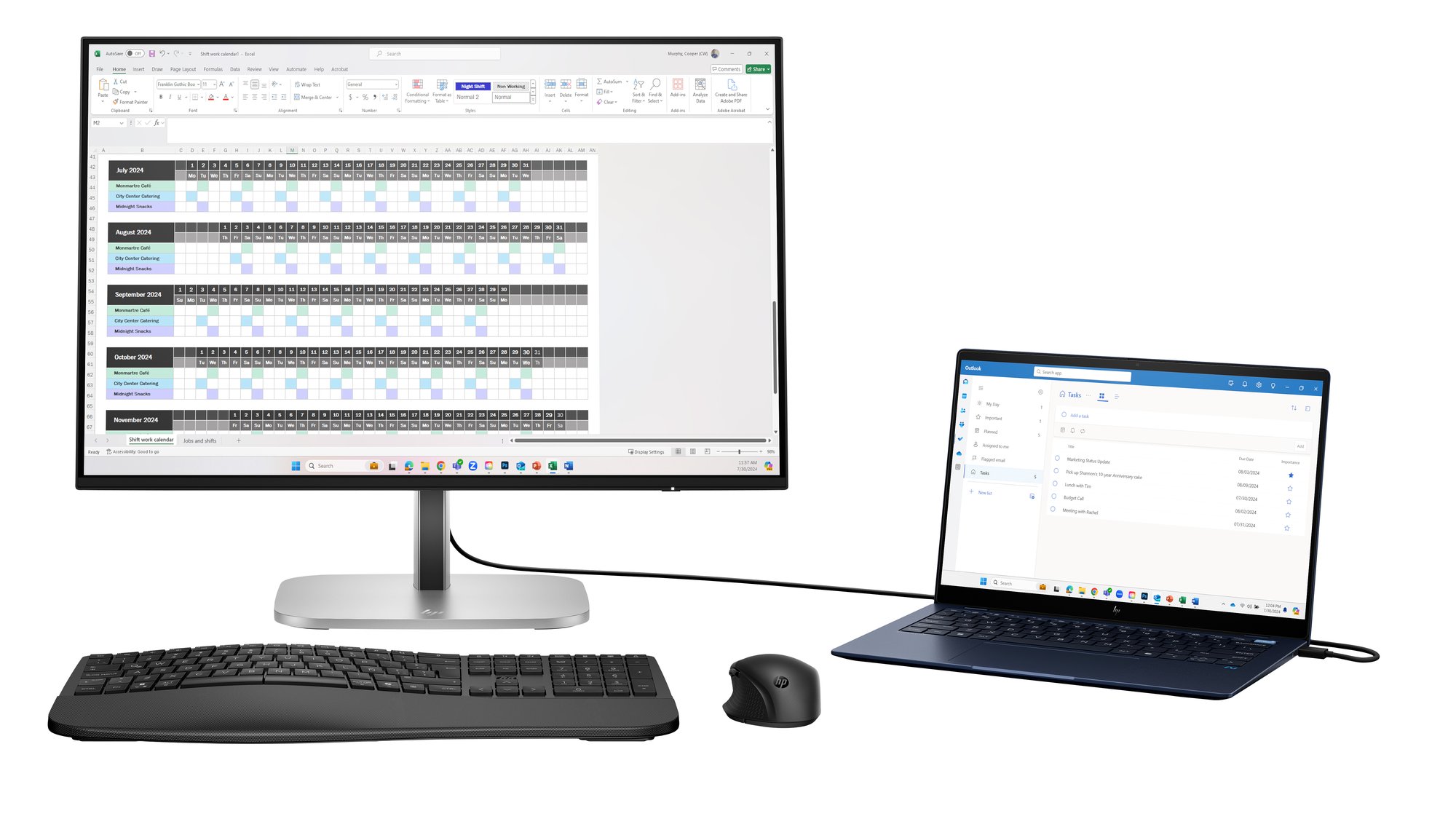 HP S5 Pro 24IN WUXGA 524pn Monitor HP — view 2