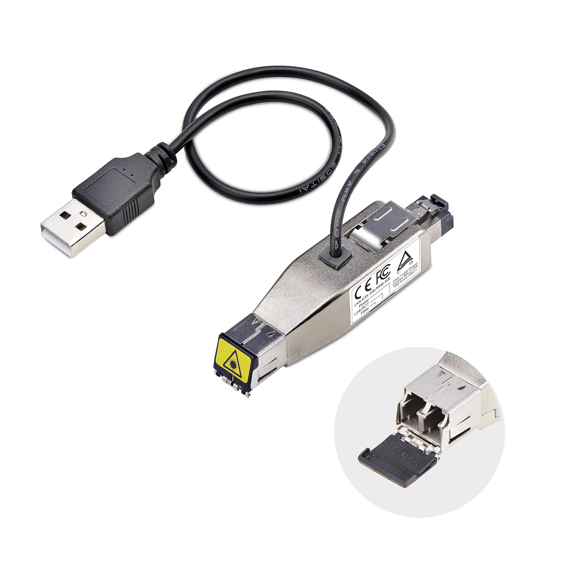 StarTech.com Gigabit Fiber to RJ45 Media Converter StarTech.com — view 2