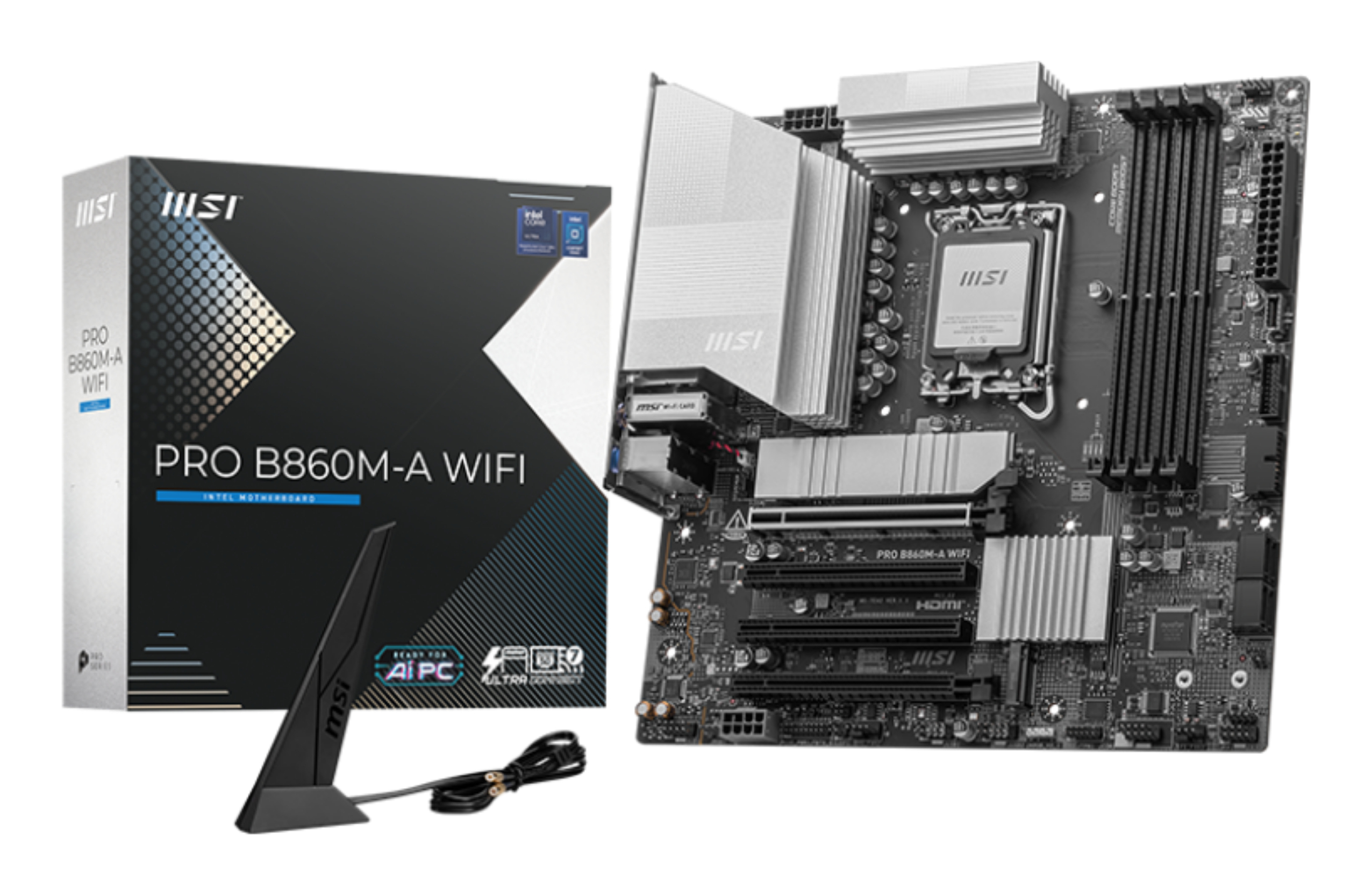 MSI PRO B860M-A WIFI MSI — view 2