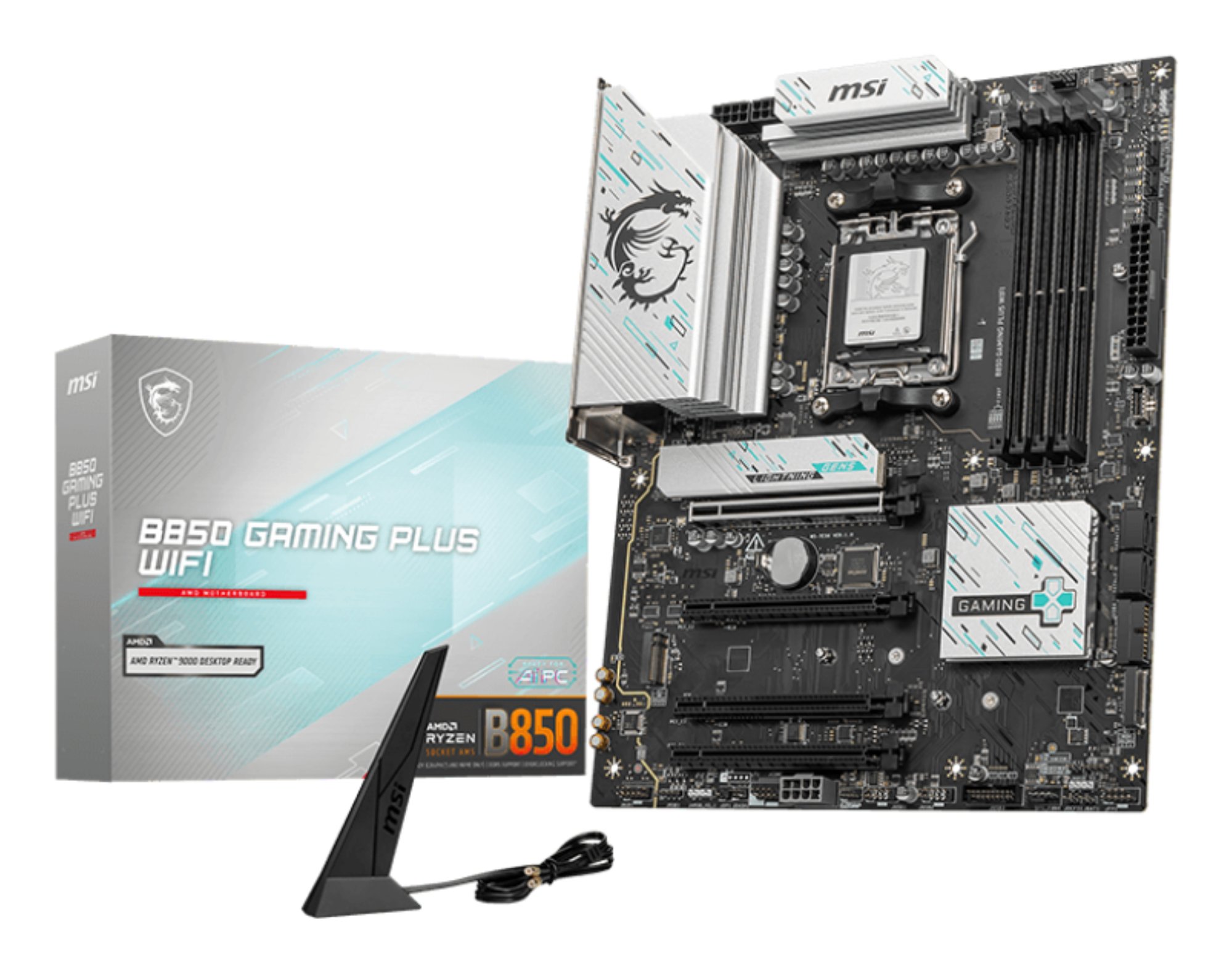 MSI B850 GAMING PLUS WIFI MSI — view 2
