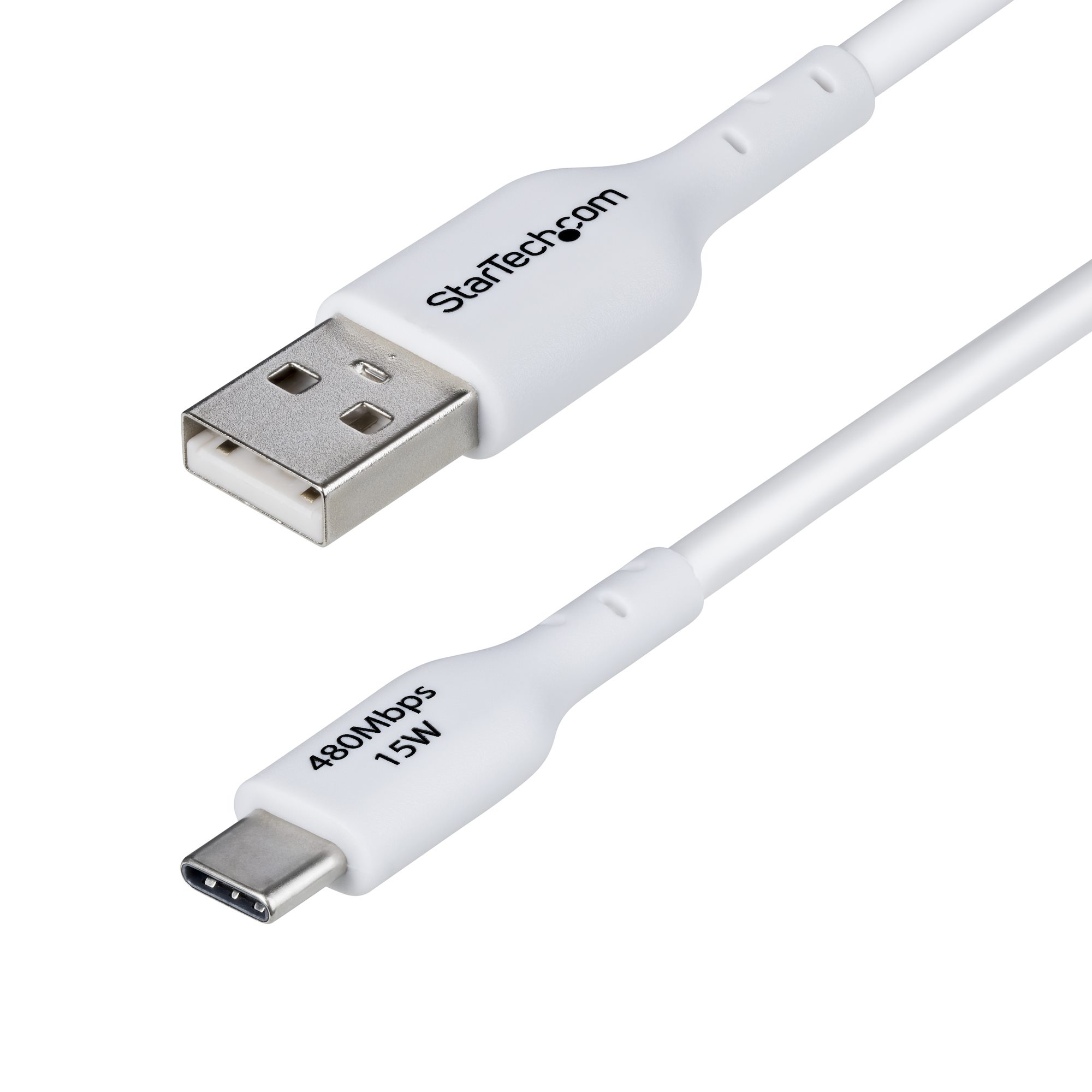 StarTech.com 2m USB-A to USB-C Charging Cable White StarTech.com — view 2