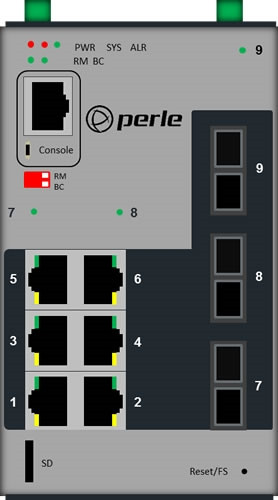 PERLE IDS409G3C2SD10SD160 Eth Switch PERLE — view 2