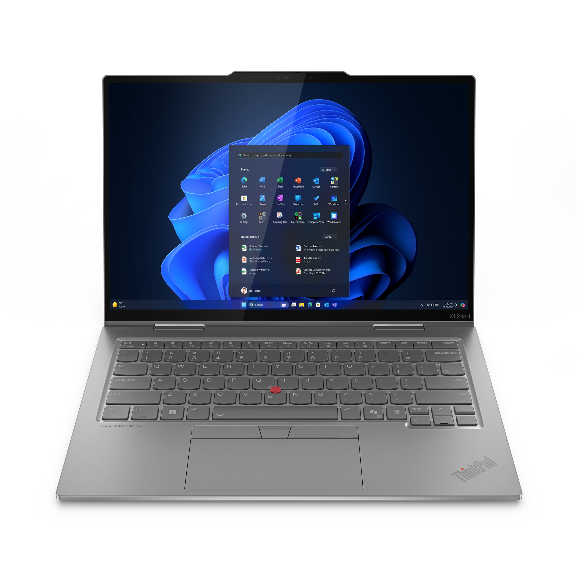 LENOVO X1-2IN1-10 AURA T U7-258V 32G 1TB 5G W11 LENOVO — view 2