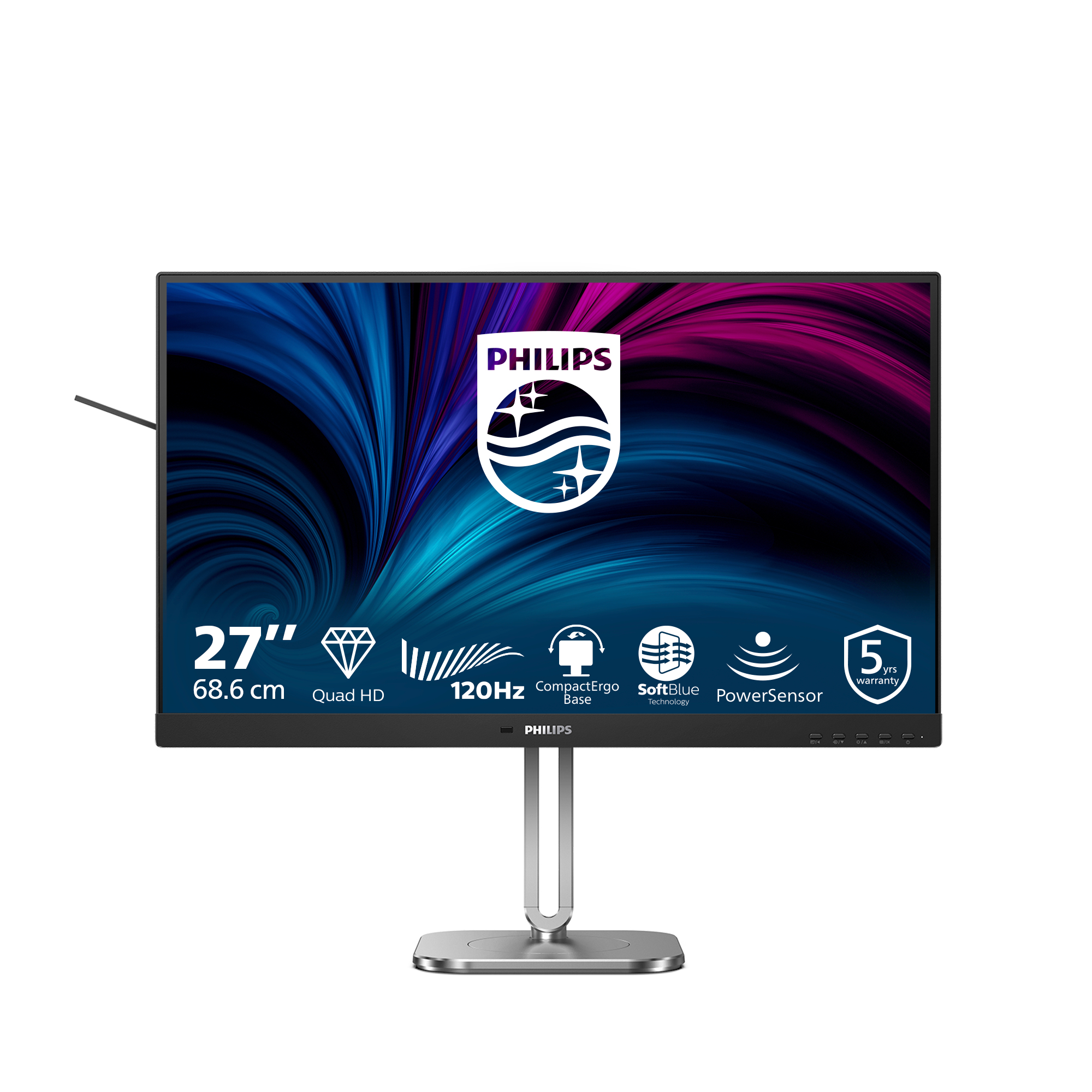 PHILIPS 27B2N4500 QHD 120HZ IPS BUSINESS MONITOR PHILIPS — view 2