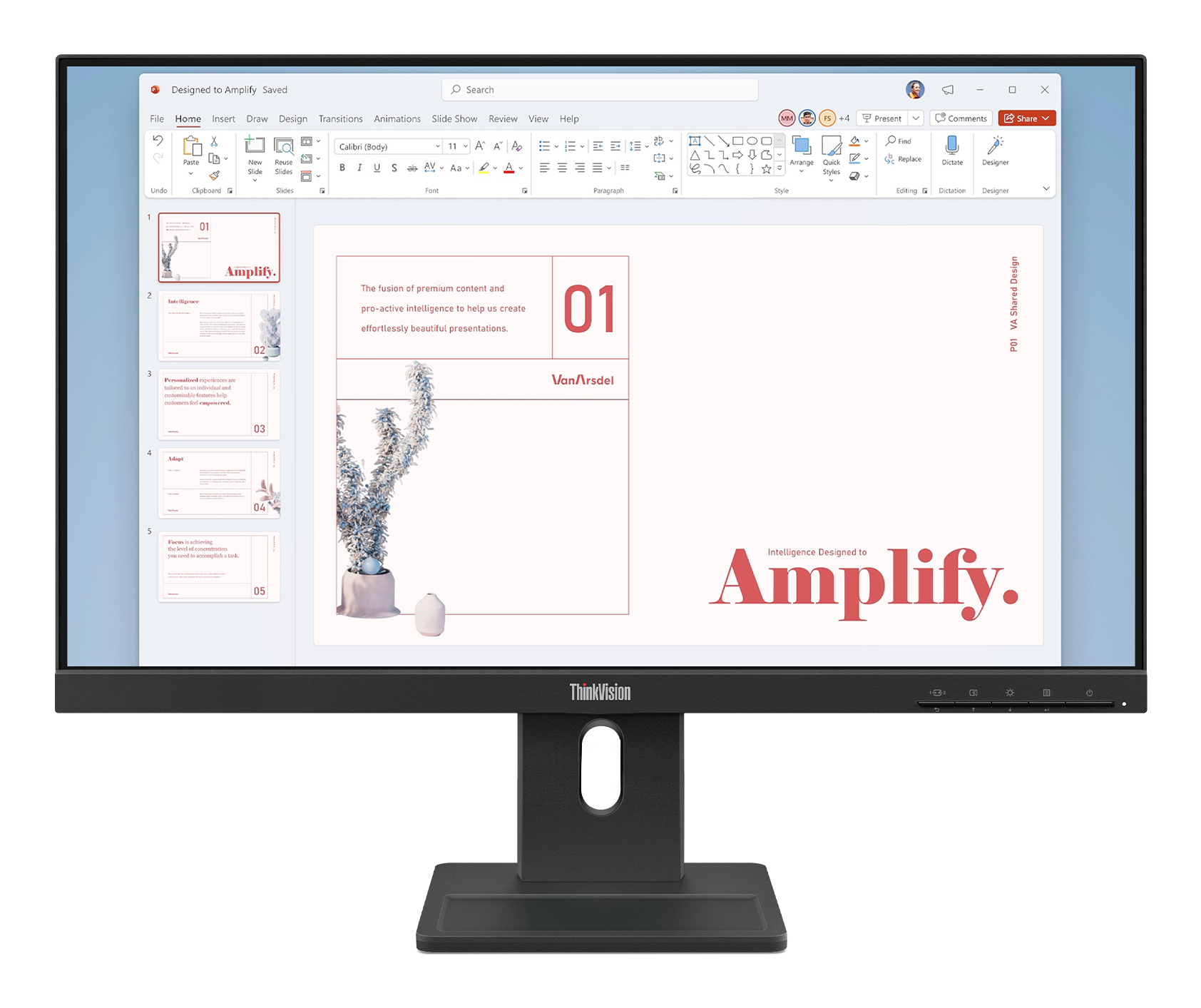 LENOVO E24-40 23.8IN FHD (VGA+DP+HDMI) 3YR LENOVO — view 2
