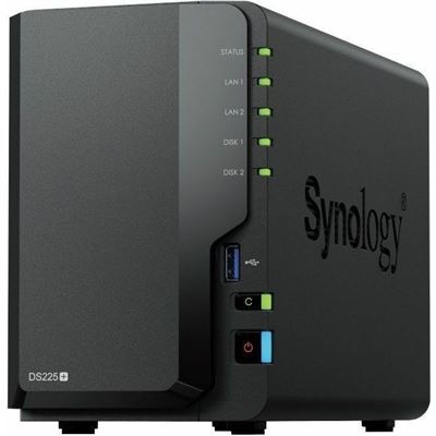 Synology DS225+ 2 Bay NAS SYNOLOGY — view 2