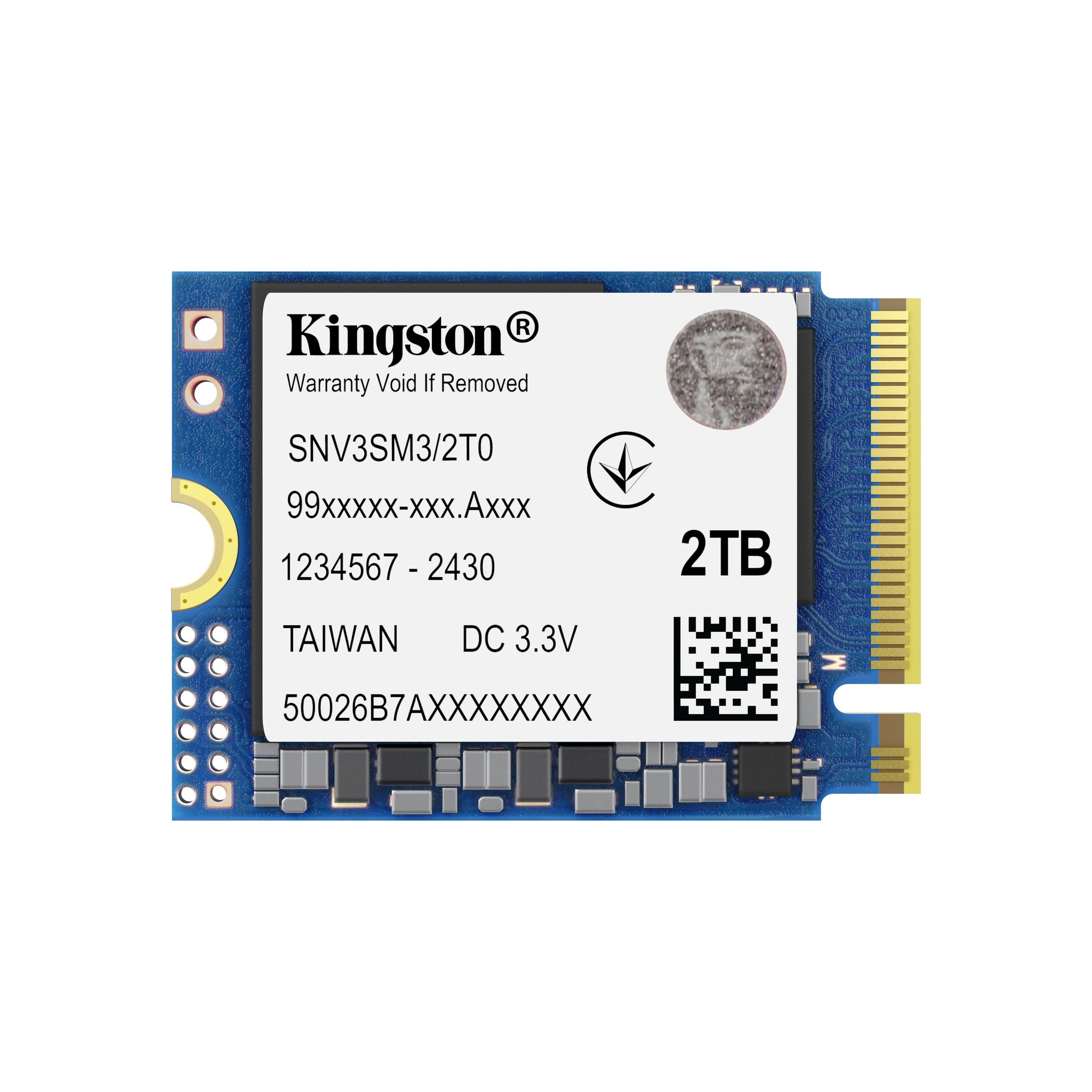 KINGSTON 2000G NV3 M.2 2230 PCIe 4.0 NVMe SSD KINGSTON — view 2