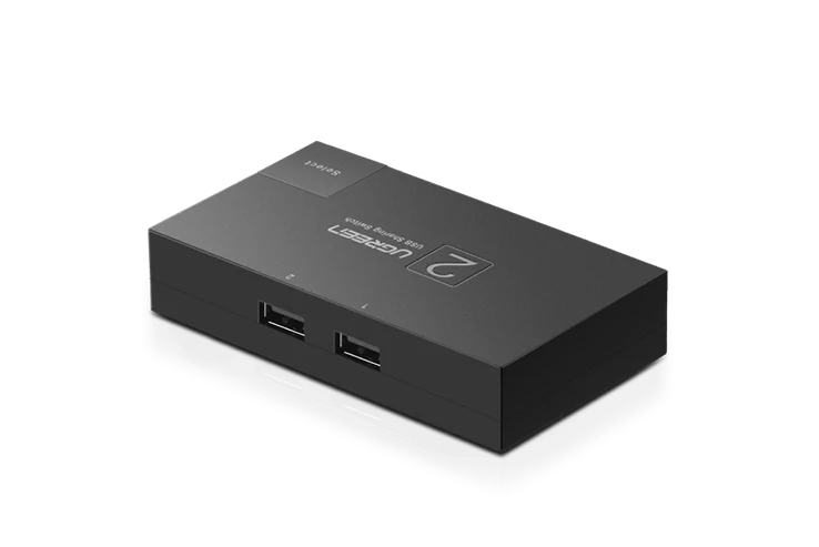 KONKA UGREEN USB 2.0 Sharing Switch 2x1 (Black KONKA — view 2