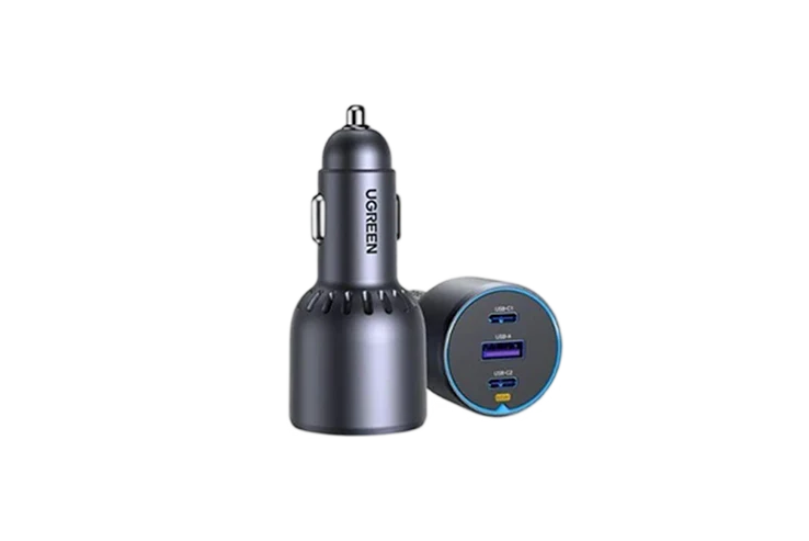 KONKA UGREEN 75W 3-Port Fast Car Charger KONKA — view 2