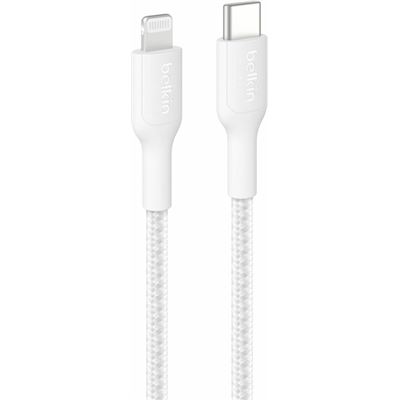 BELKIN BOOSTCHARGE PRO BRAID USB-C-LTG 2M - WHT BELKIN — view 2