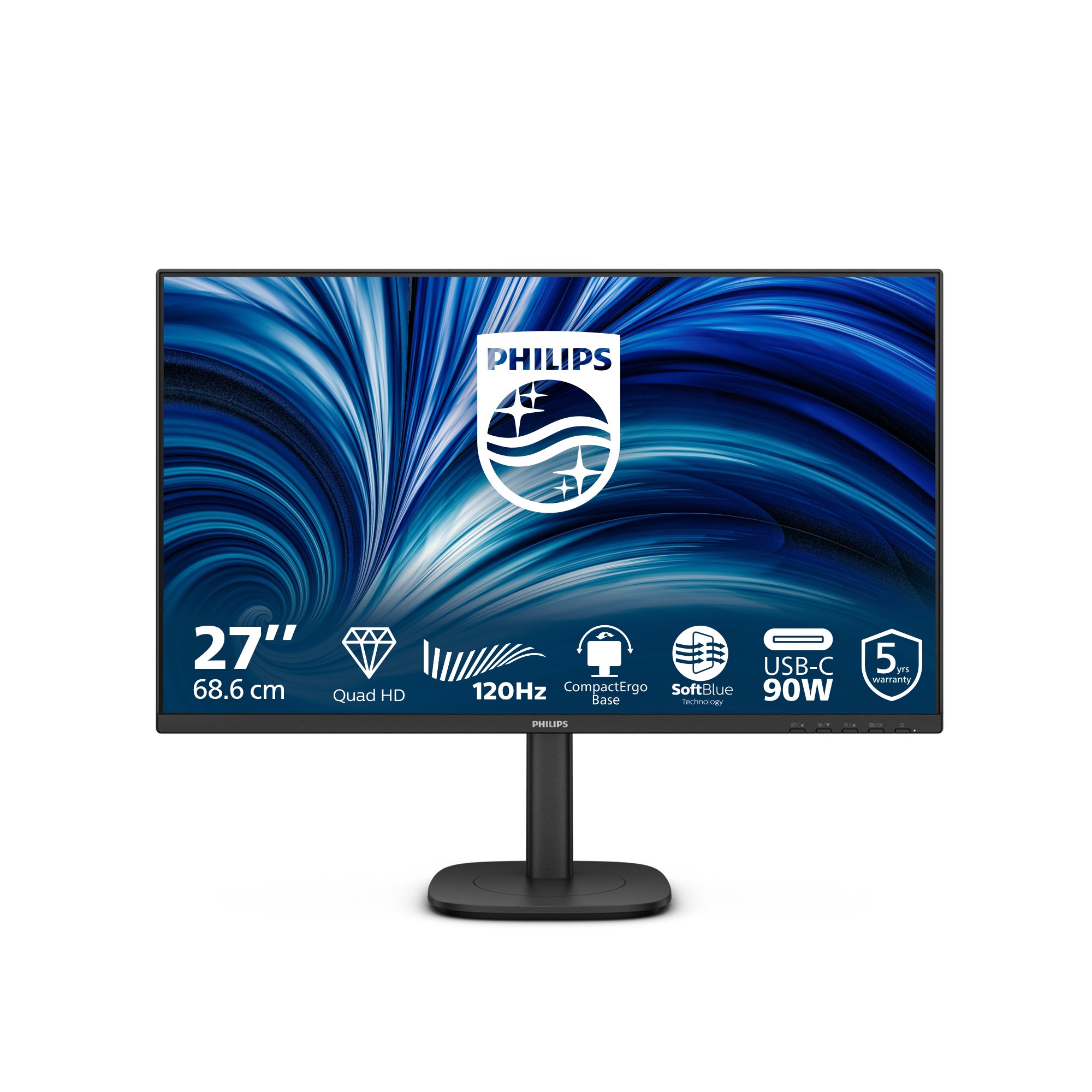 PHILIPS 27B2U3601 QHD 120HZ USB-C MONITOR PHILIPS — view 2