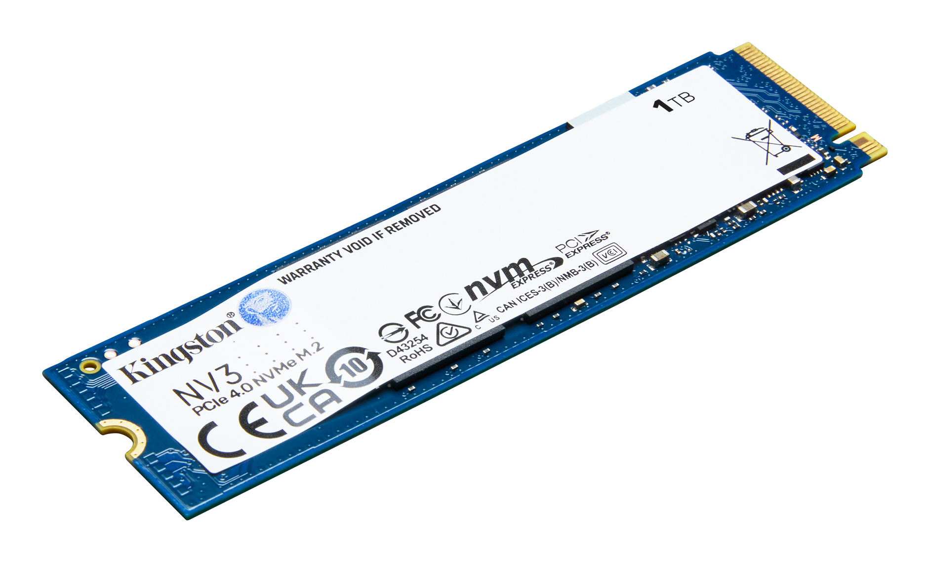 KINGSTON 1000G NV3 M.2 2280 PCIE 4.0 NVME SSD KINGSTON — view 2