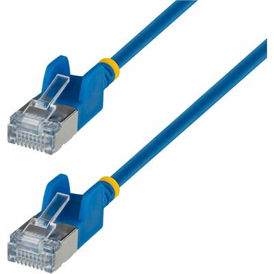 15cm Black Ultra Slim CAT6a Cable StarTech.com — view 2