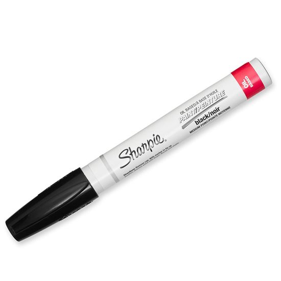Sharpie  Single Paint Oil Based Medium Point Black Colour Marker Sharpie — view 2