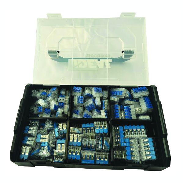200-Piece 4mm & 6mm Lever Connector Kit. Includes 2, 3, 5-Port IDEAL INDUSTRIES — view 2